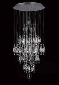 Solana Crystal Ceiling Lights Diyas Statement Crystal Fittings